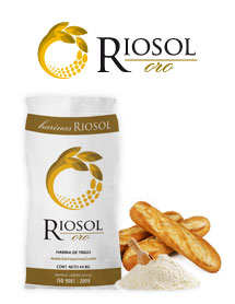 Harina de fuerza para panadería Riosol Oro